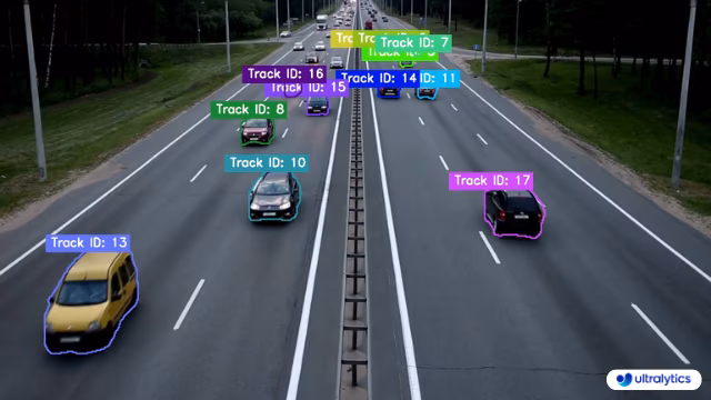 Ultralytics Instance Segmentation with Object Tracking