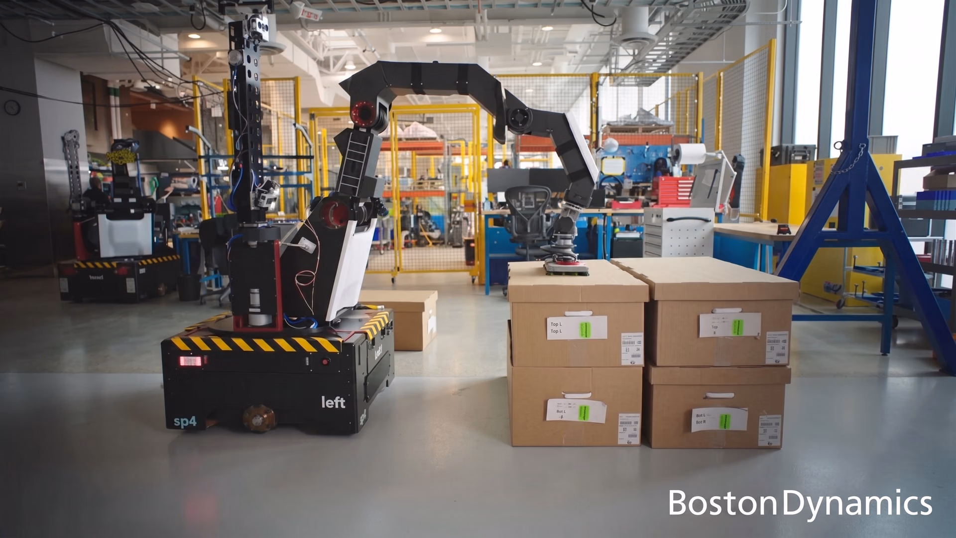 Incontra Stretch, il robot per l'automazione di magazzino di Boston Dynamics