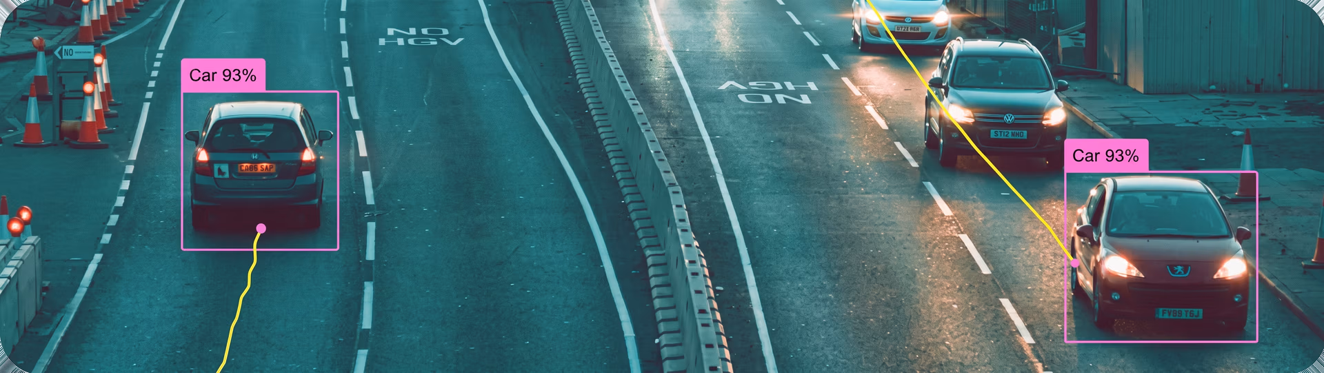 An example of detecting and tracking cars
