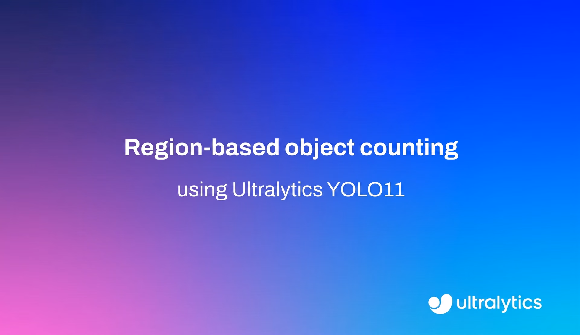 Conteggio di oggetti basato su regioni utilizzando Ultralytics YOLO11