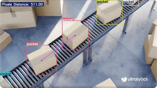Tracking packages on a conveyor belt using YOLO11