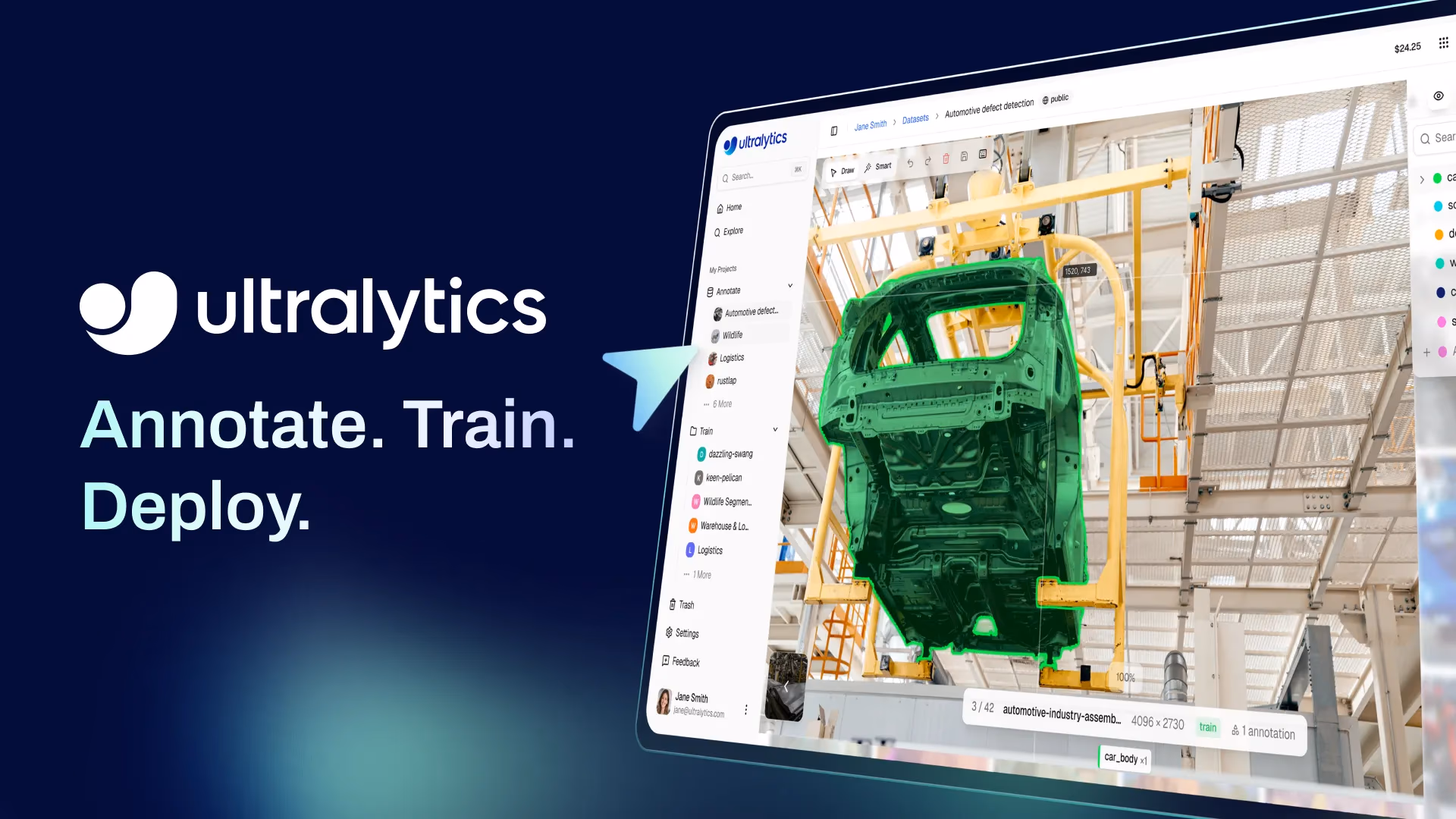 Ultralytics Platform combining five computer vision tools in one