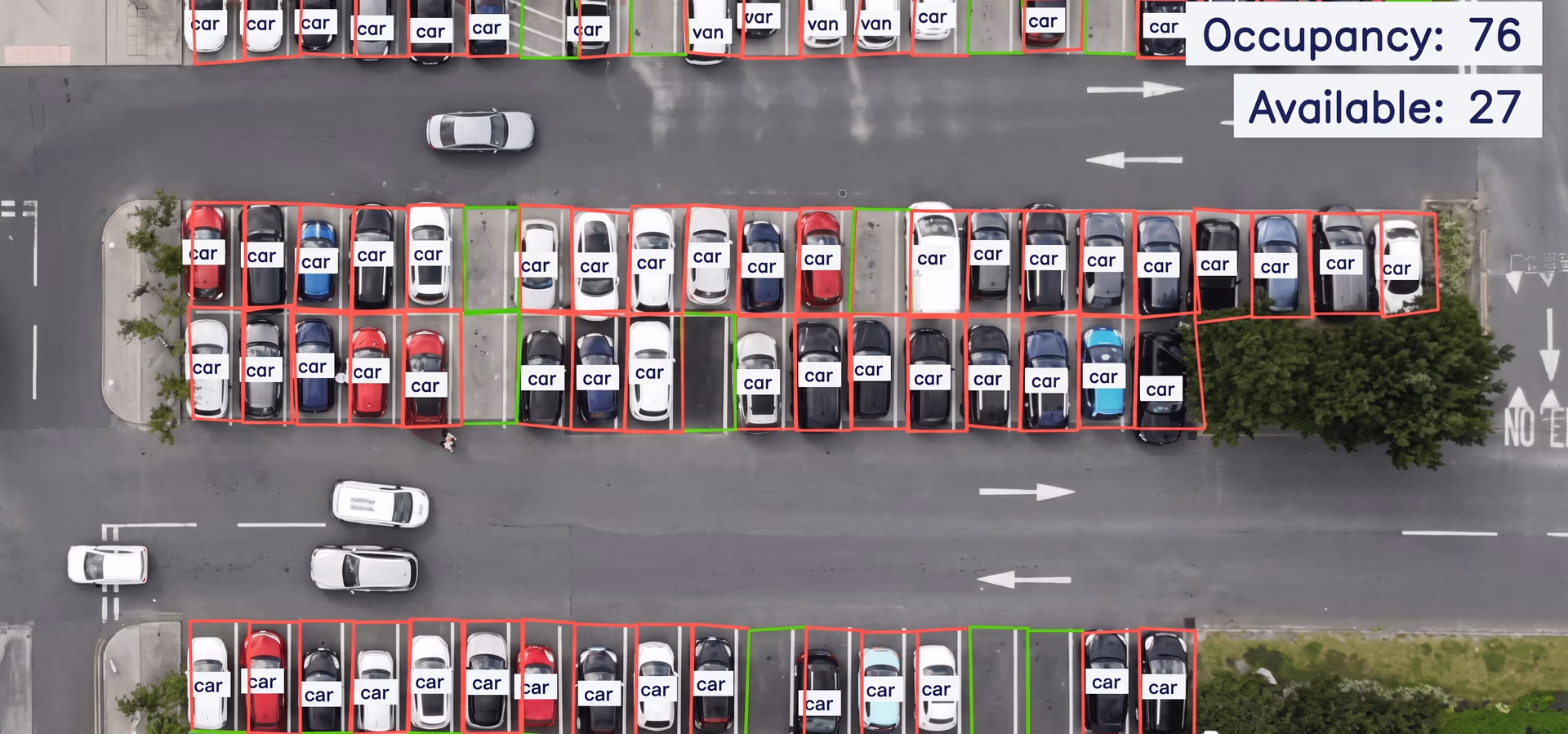 Smart parking management enabled by computer vision