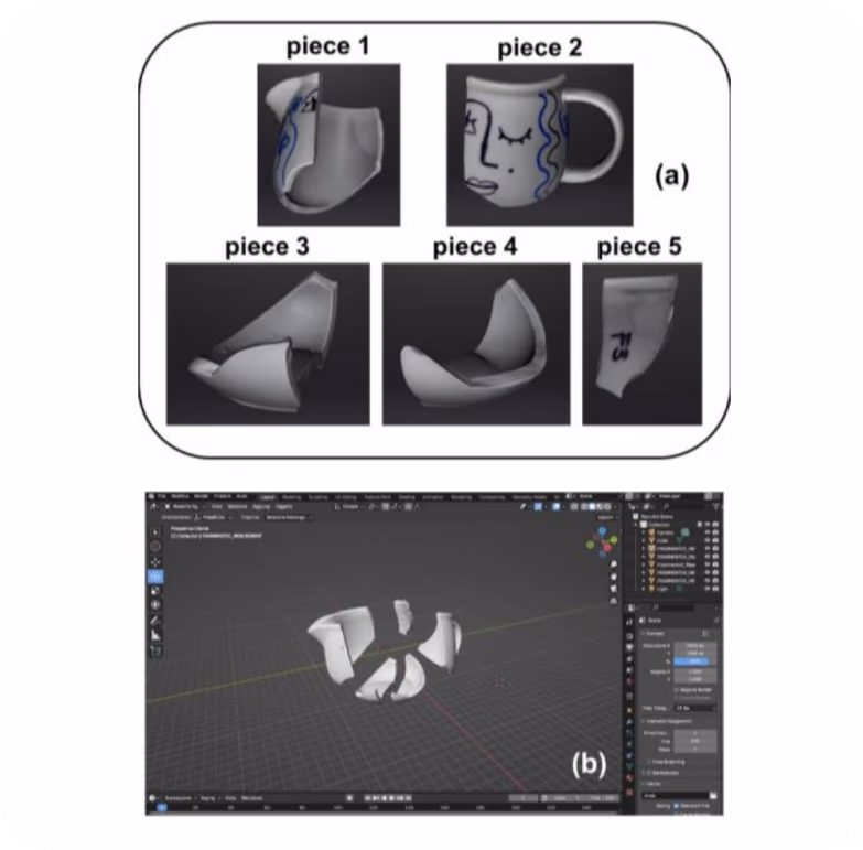 Reconstrucción 3D de fragmentos de artefactos