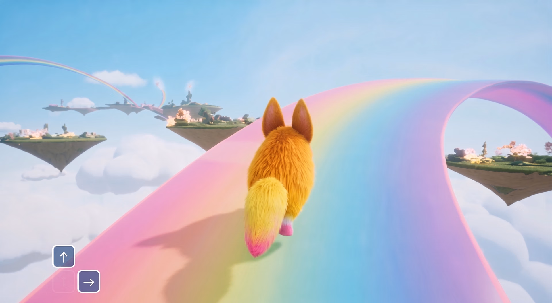 Colorful interactive game designed using Genie 3