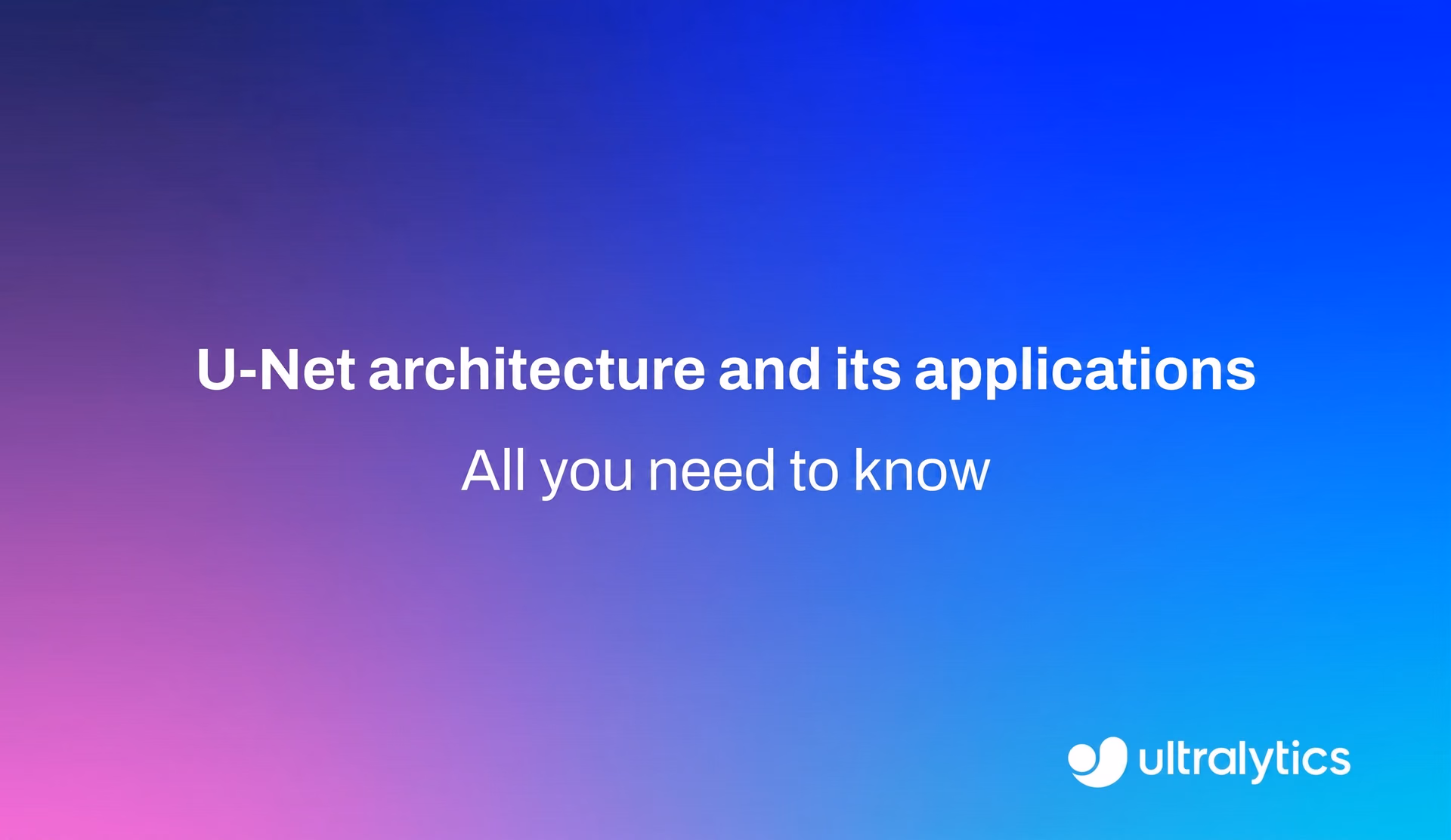 Arquitectura U-Net para la segmentación de imágenes