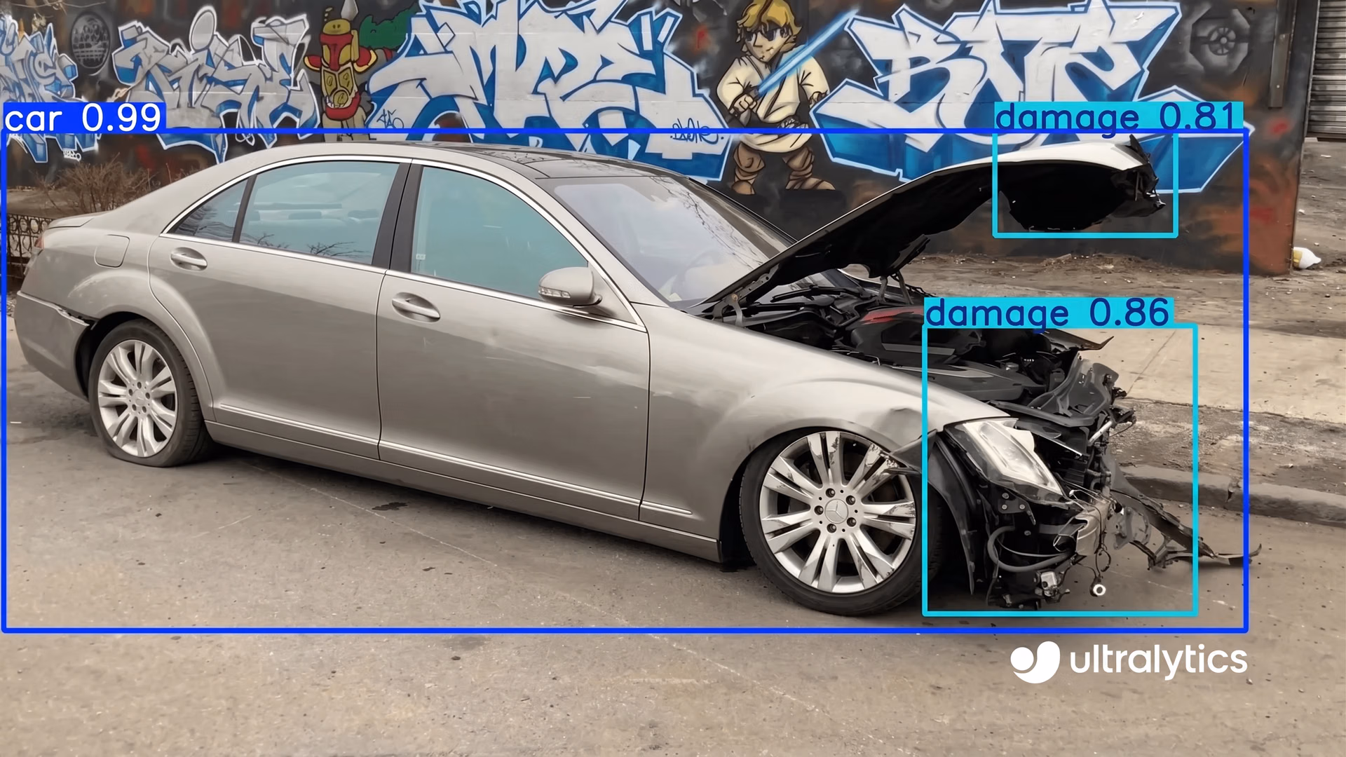 Using Ultralytics YOLO11 to detect and label vehicle damage in accidents