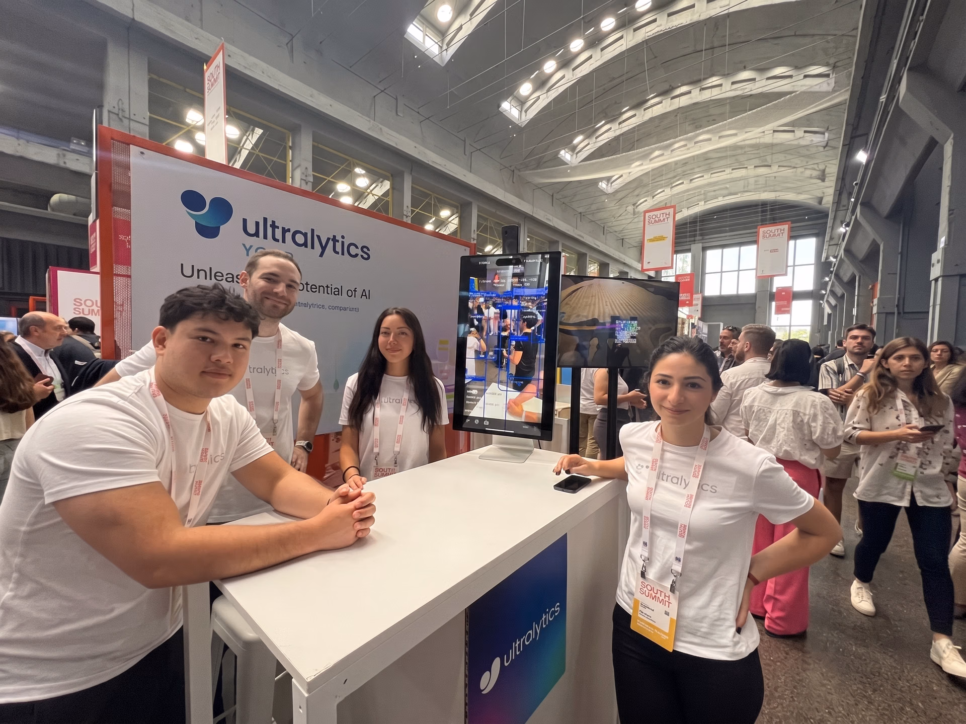 The Ultralytics team at Booth 45