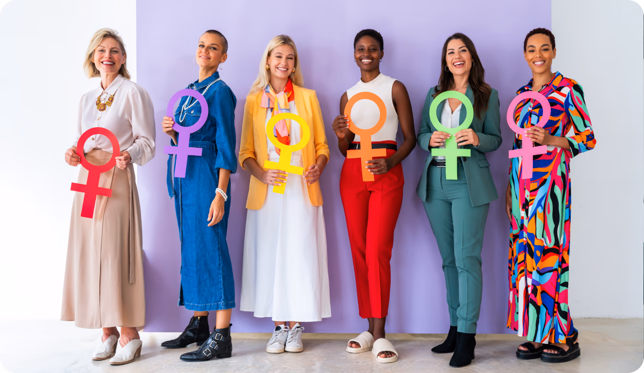 Grafik zum Internationalen Frauentag