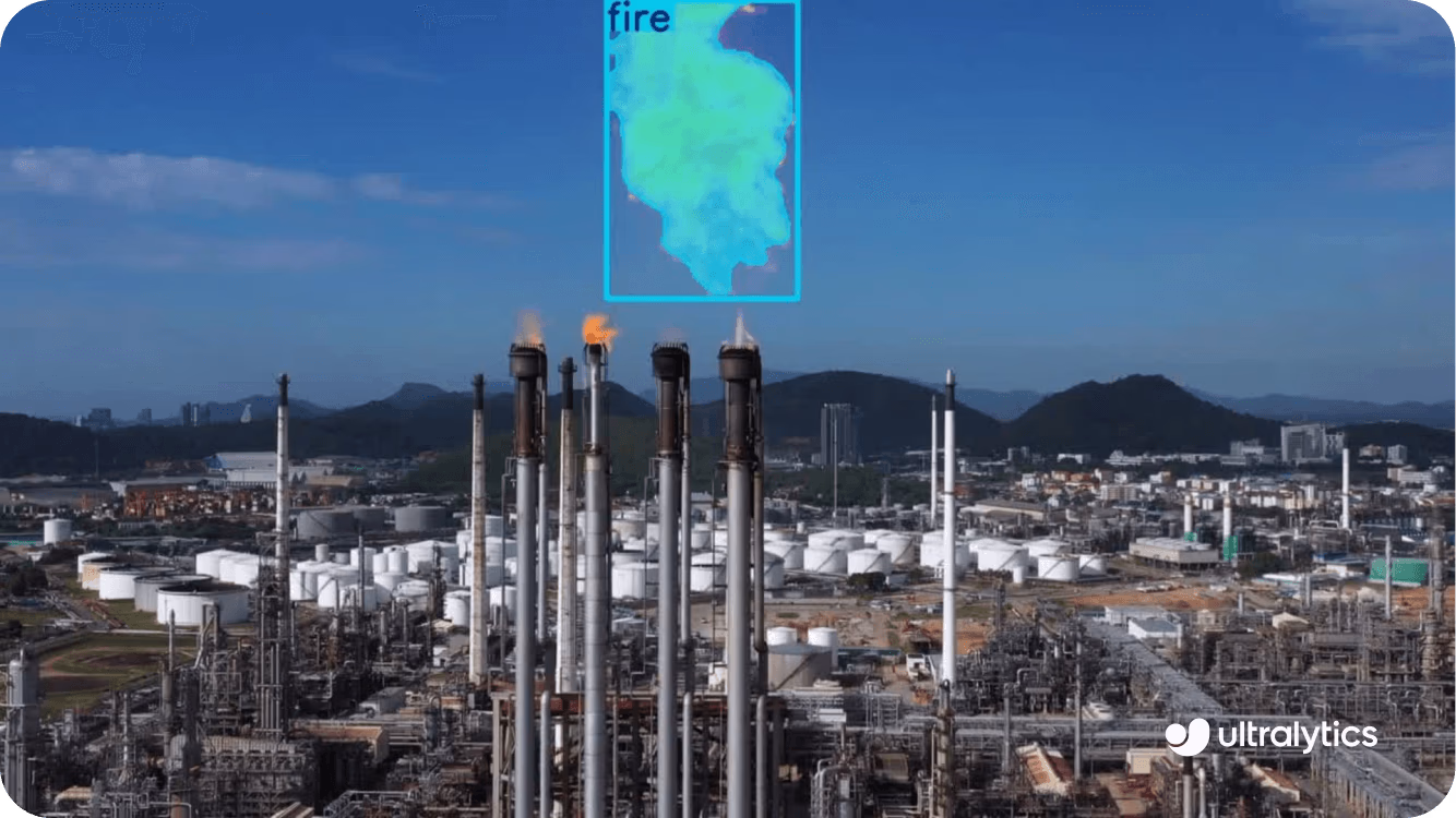 Utilisation de YOLOv8 pour détecter un incendie
