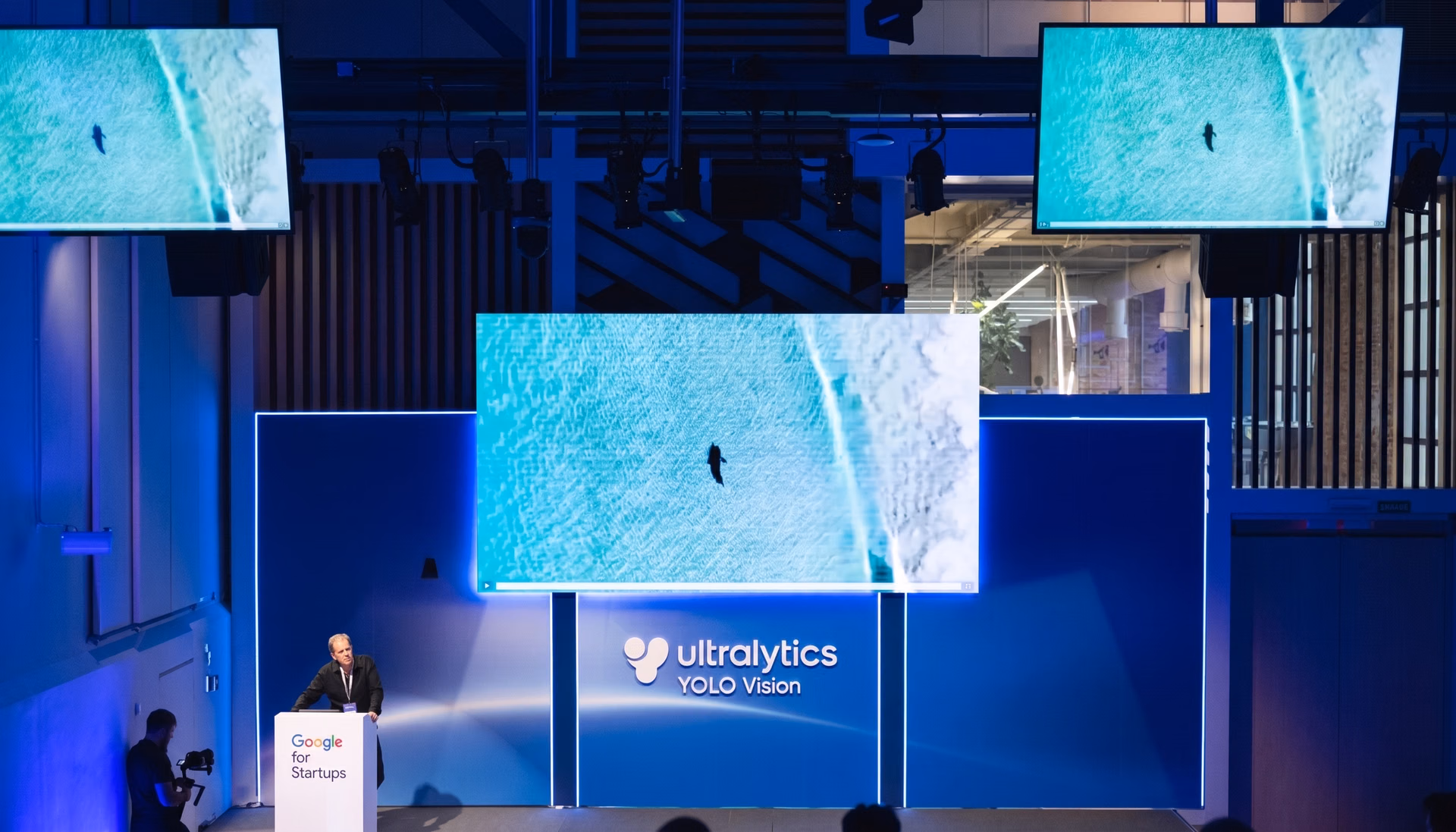 Using drones to capture images of sharks for object detection