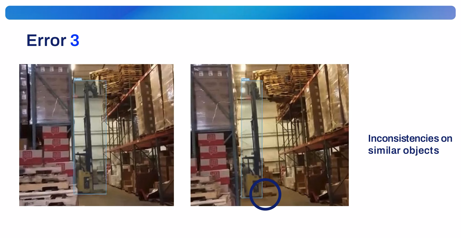Annotation mistake: similar objects annotated with inconsistent conventions