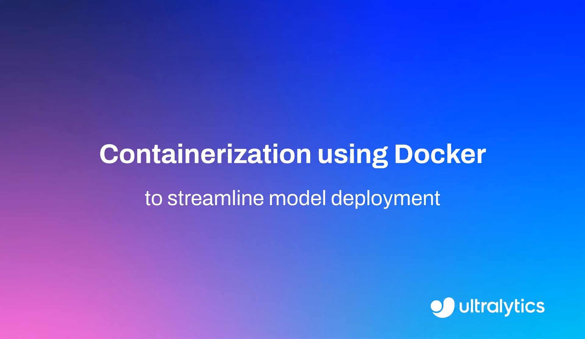 使用 Docker 容器化部署 YOLO11 模型