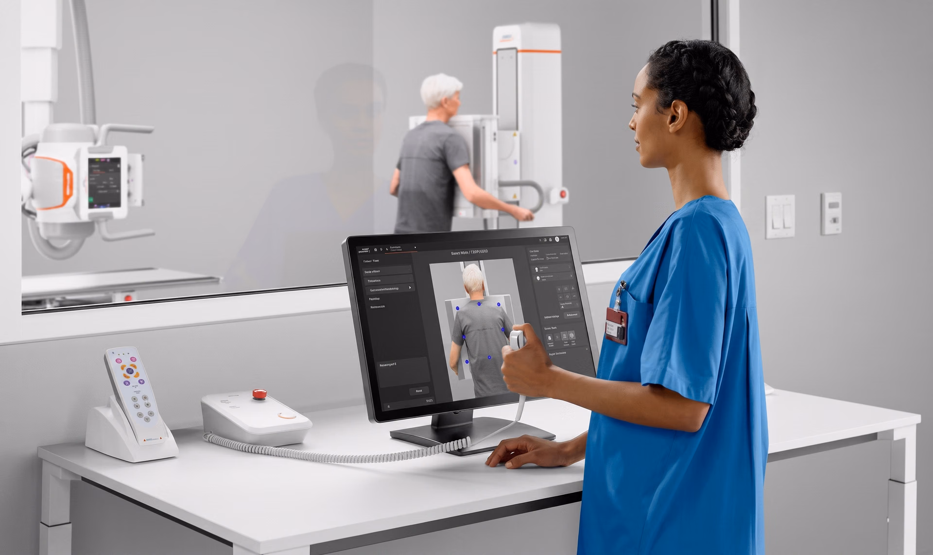 AI-powered smart chest X-ray focusing