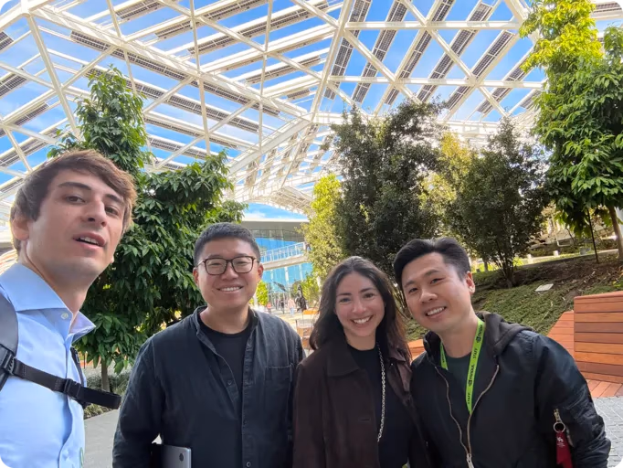 Francesco Mattioli und Nuvola Ladi mit dem NVIDIA Team