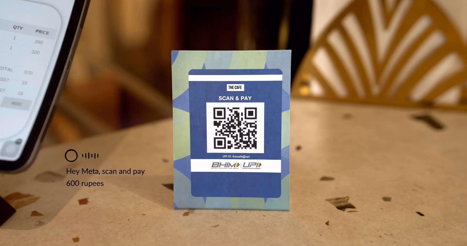 Kính Meta AI được sử dụng để thanh toán khi mua sắm