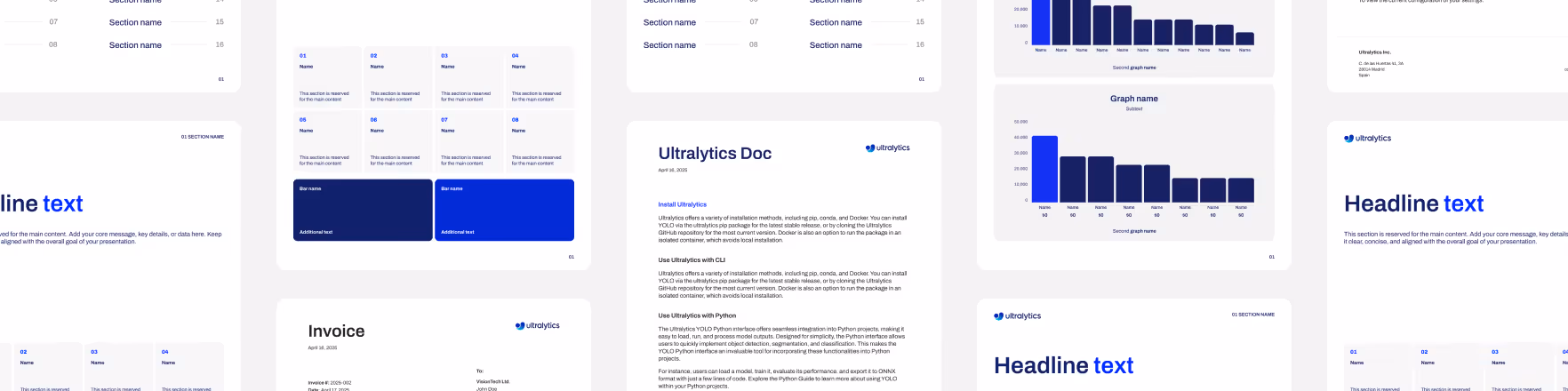 Ultralytics docs template