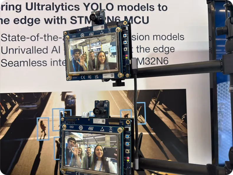 Modelli YOLO in esecuzione su MCU STM32N6