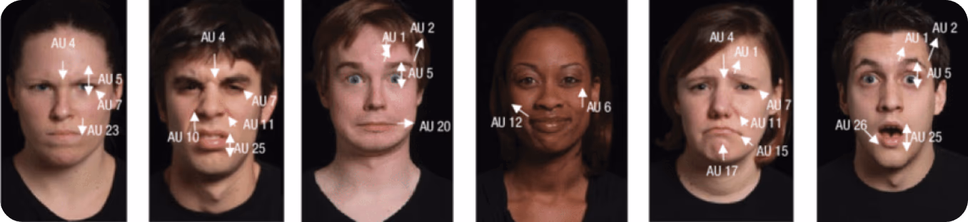 Análisis de rasgos faciales y microexpresiones mediante IA de visión