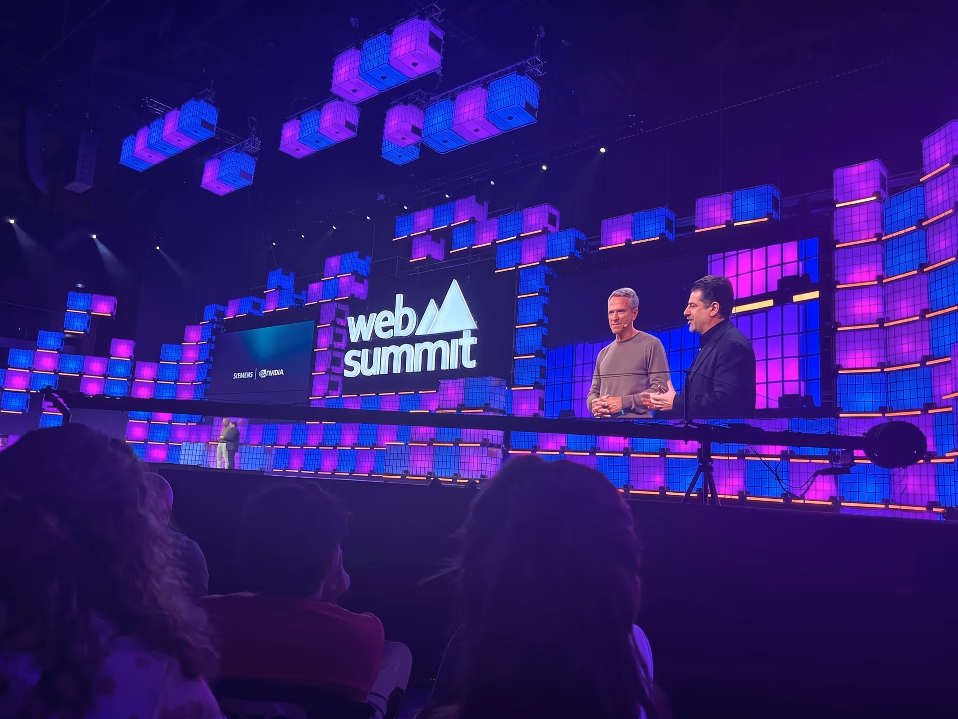 NVIDIA and Siemens sharing insights at Web Summit 2025