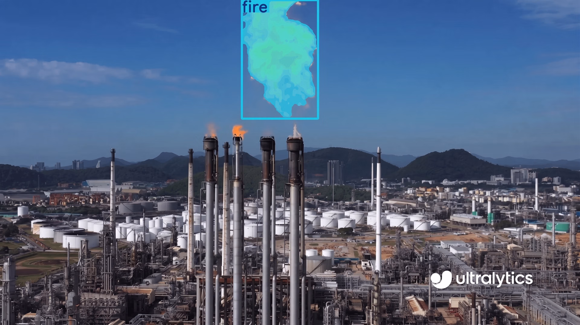 Petrol ve gaz üretiminde YOLO11 kullanarak meşale izleme örneği