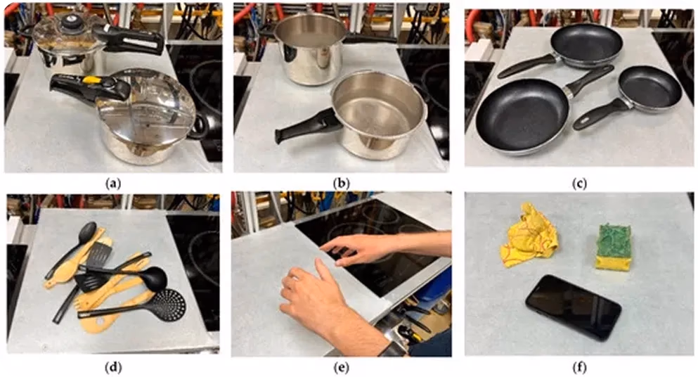 Un'anteprima di un dataset di oggetti da cucina