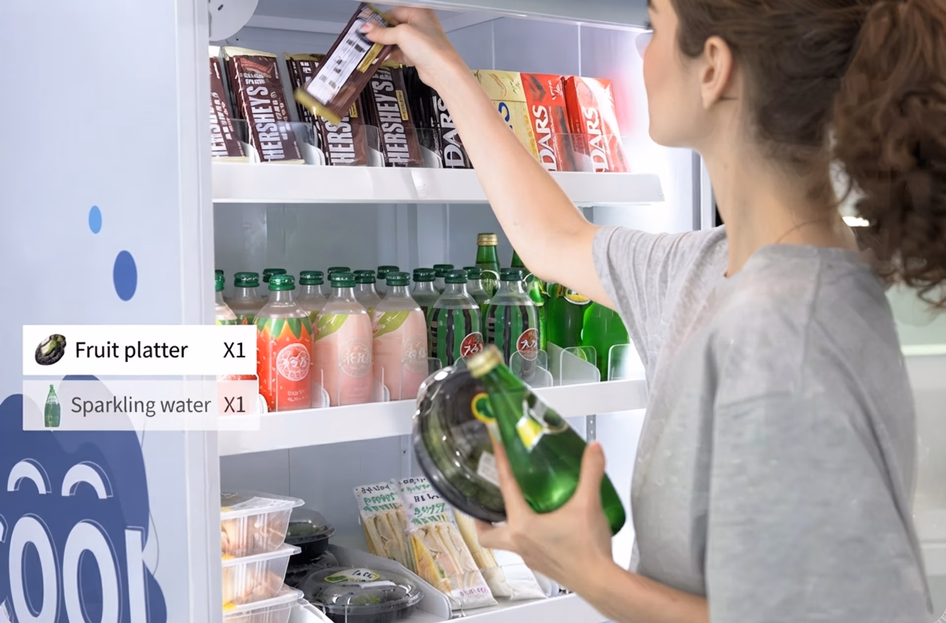 A smart fridge that uses Vision AI