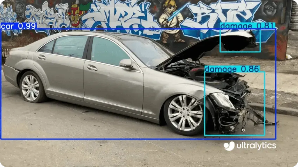 Using YOLO11 to detect and label vehicle damage in accidents