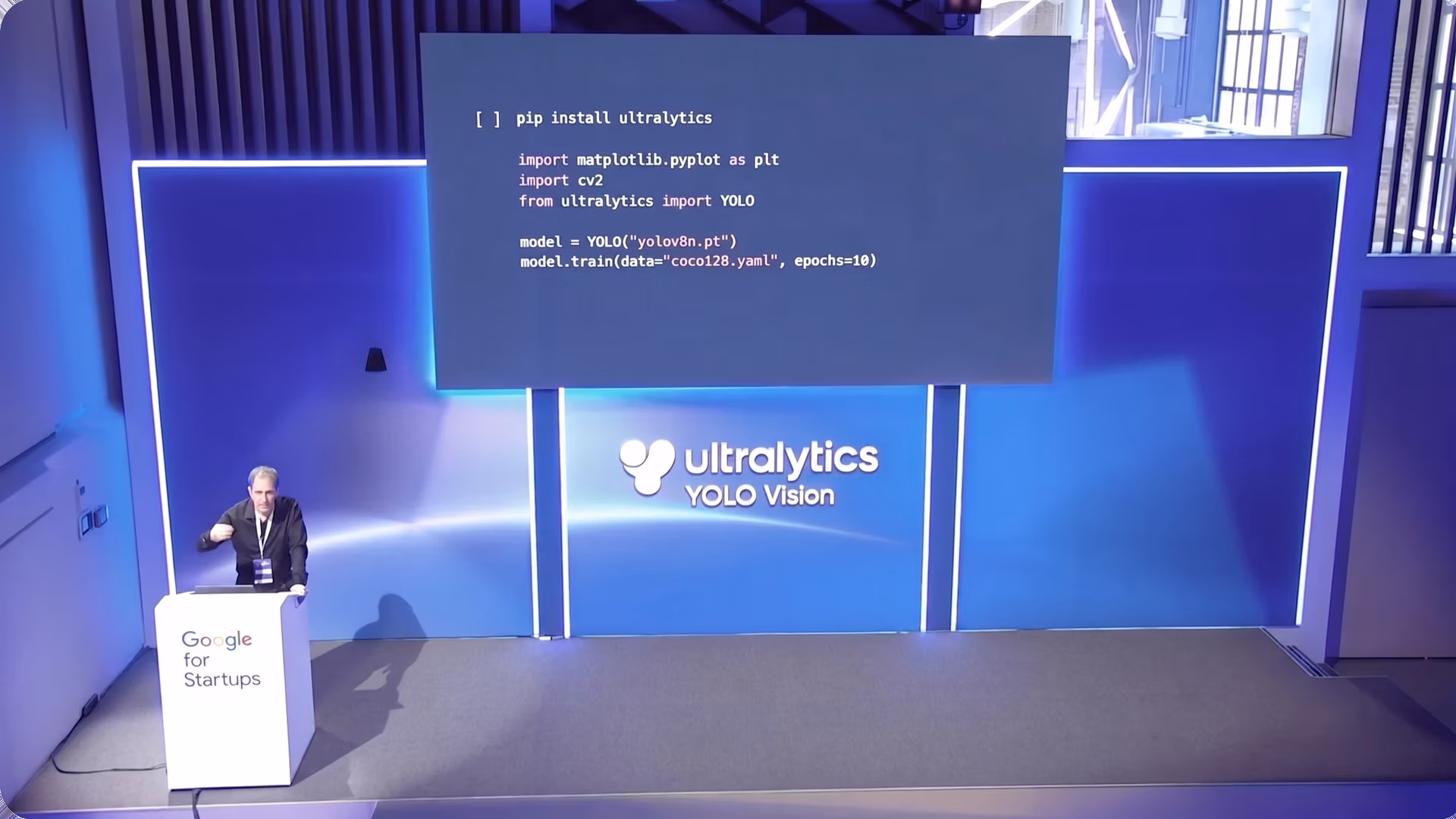 A demo by Jim at YOLO Vision 2024