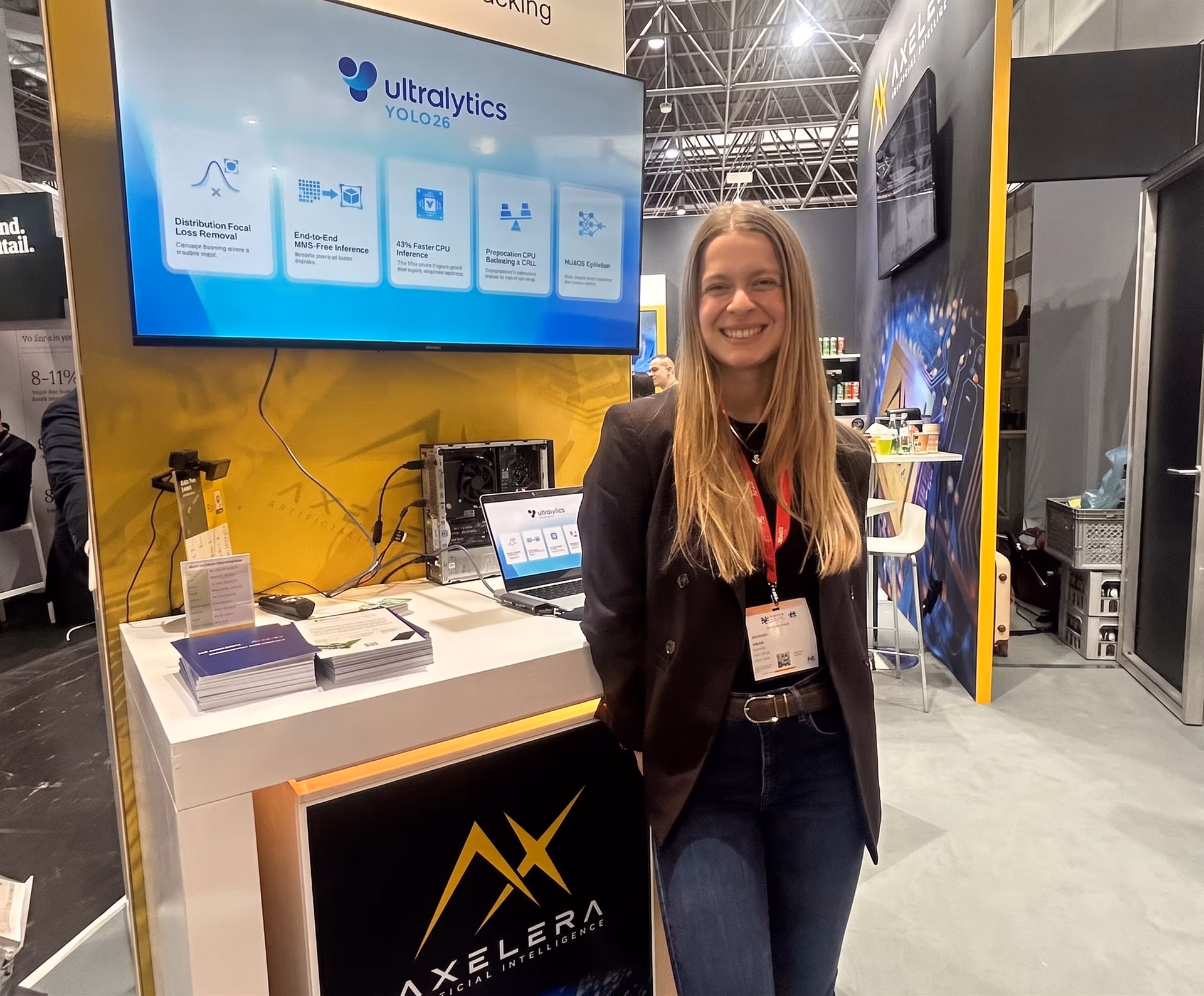 Hannah Streif at EuroShop 2026 in Düsseldorf, Germany