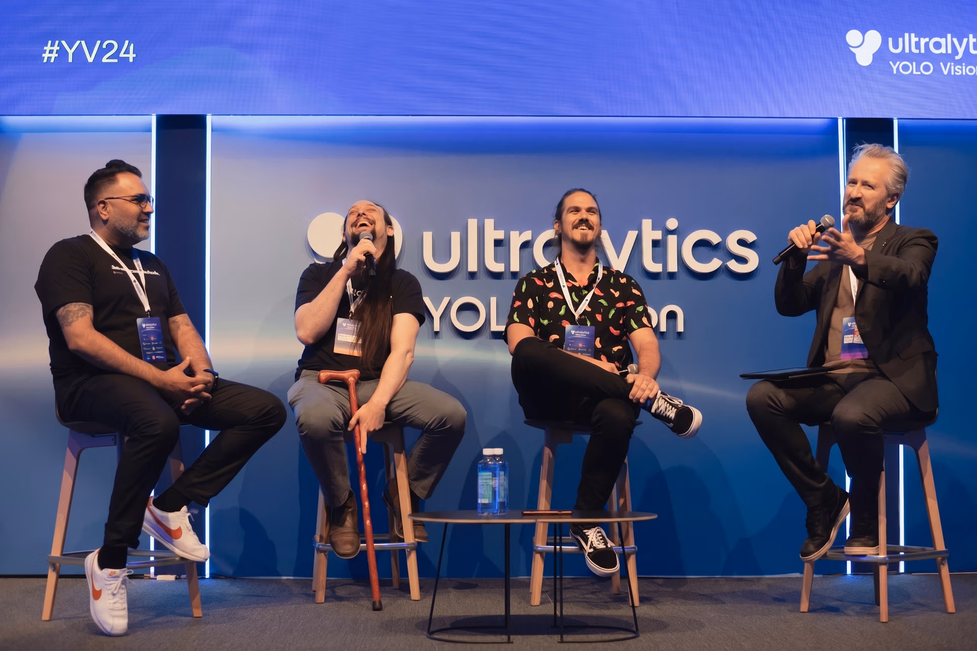 A panel on building communities at YOLO Vision 2024