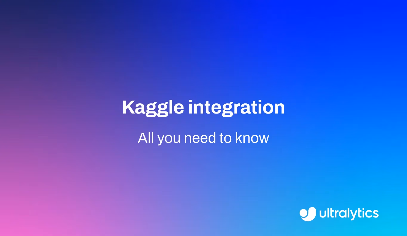 Addestramento dei modelli Ultralytics YOLO usando l'integrazione Kaggle