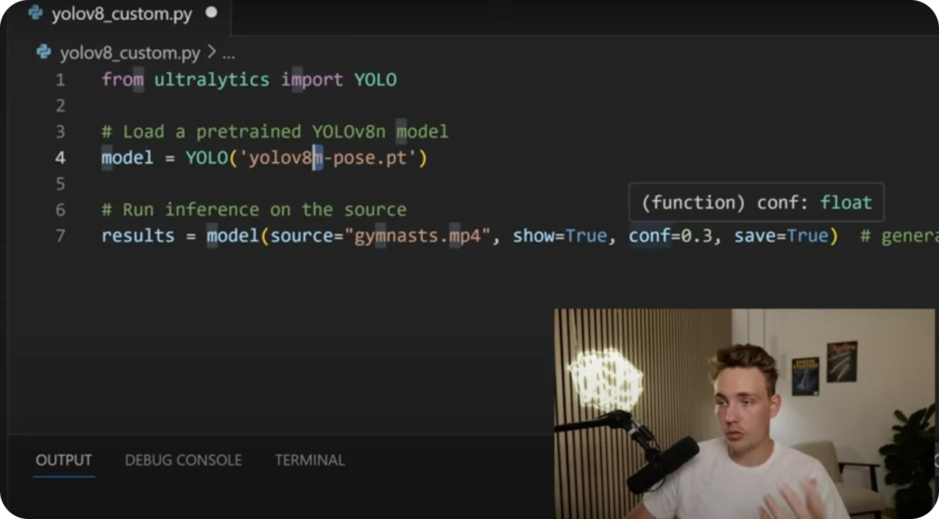 Ultralytics YOLOv8によるポーズ推定を解説するNicolai Nielsen