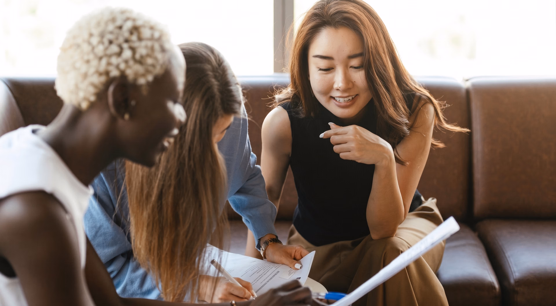 Women in AI working together