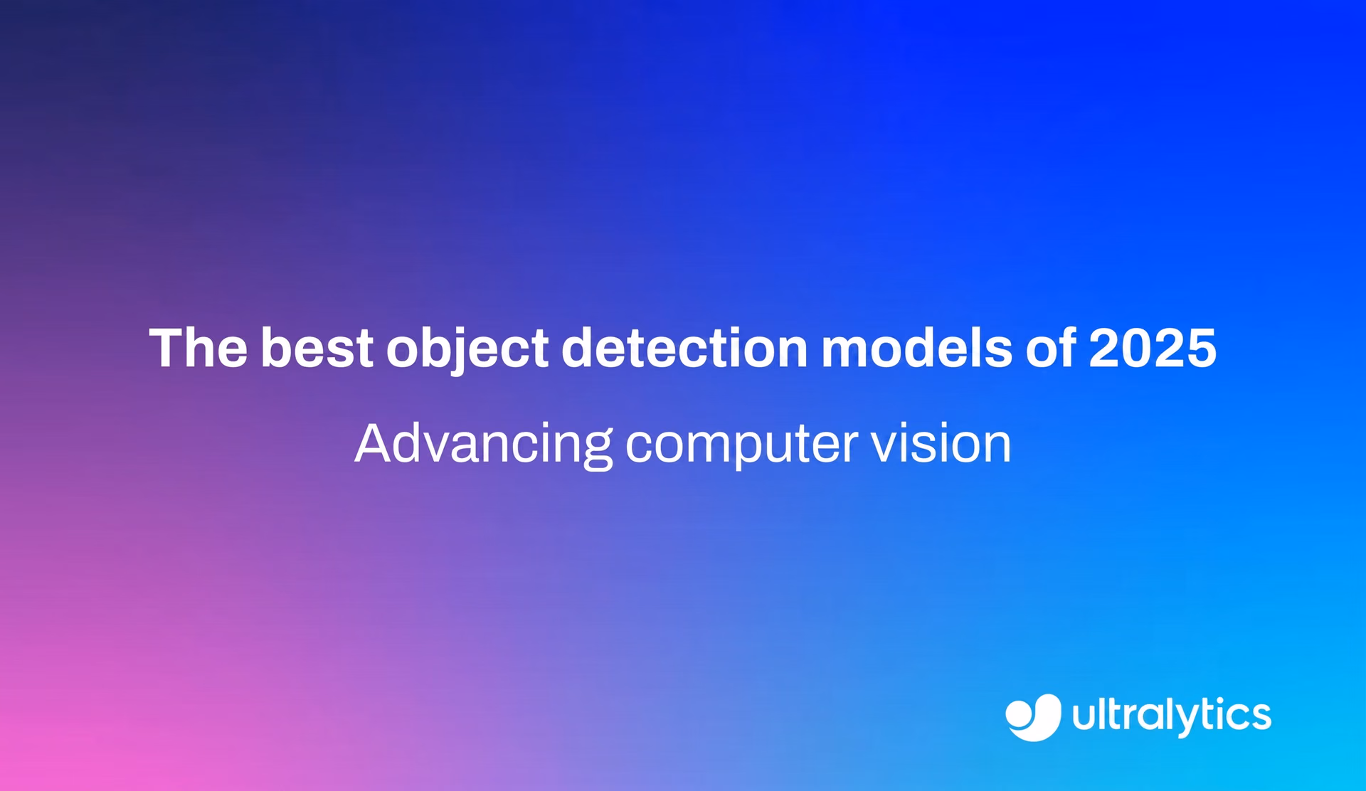 An example of object detection