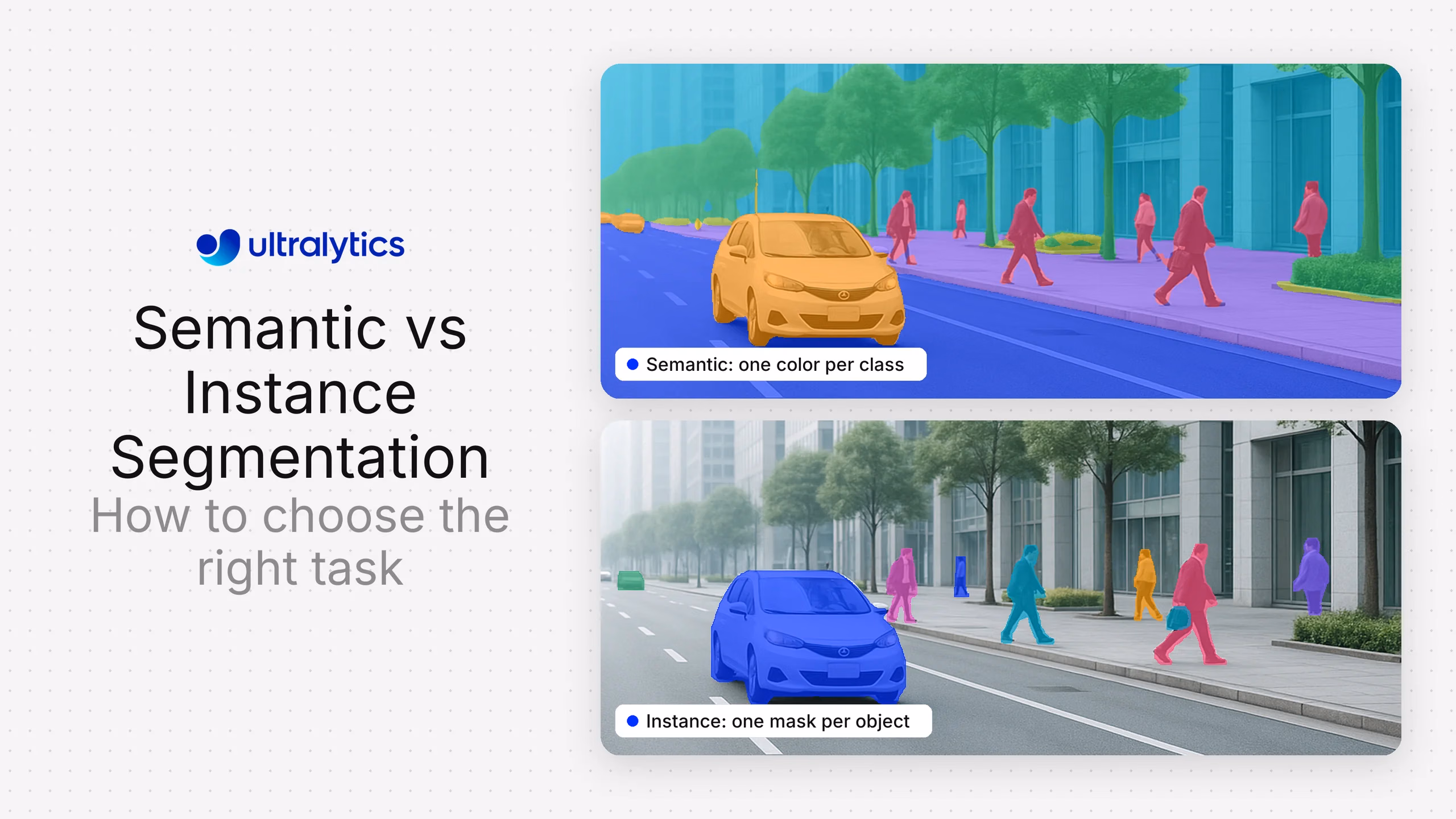 Semantic vs Instance Segmentation: How to Choose the Right Task