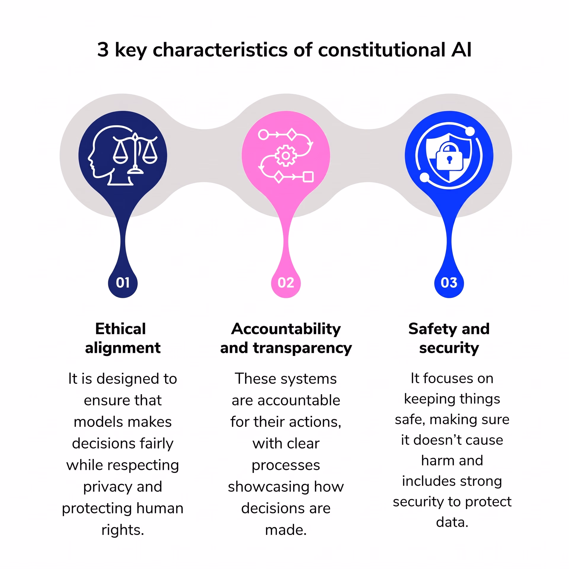 Characteristics of constitutional AI