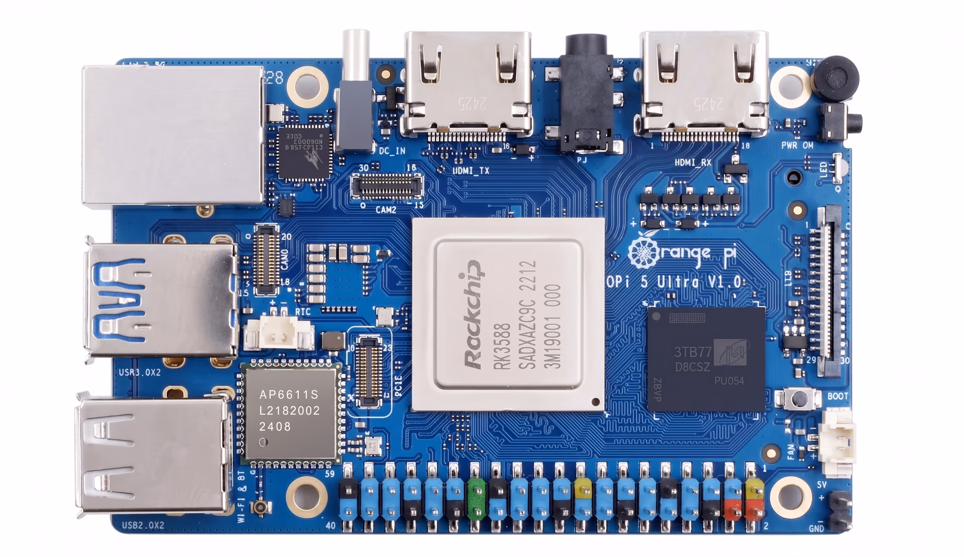 搭载 Rockchip 的单板计算机