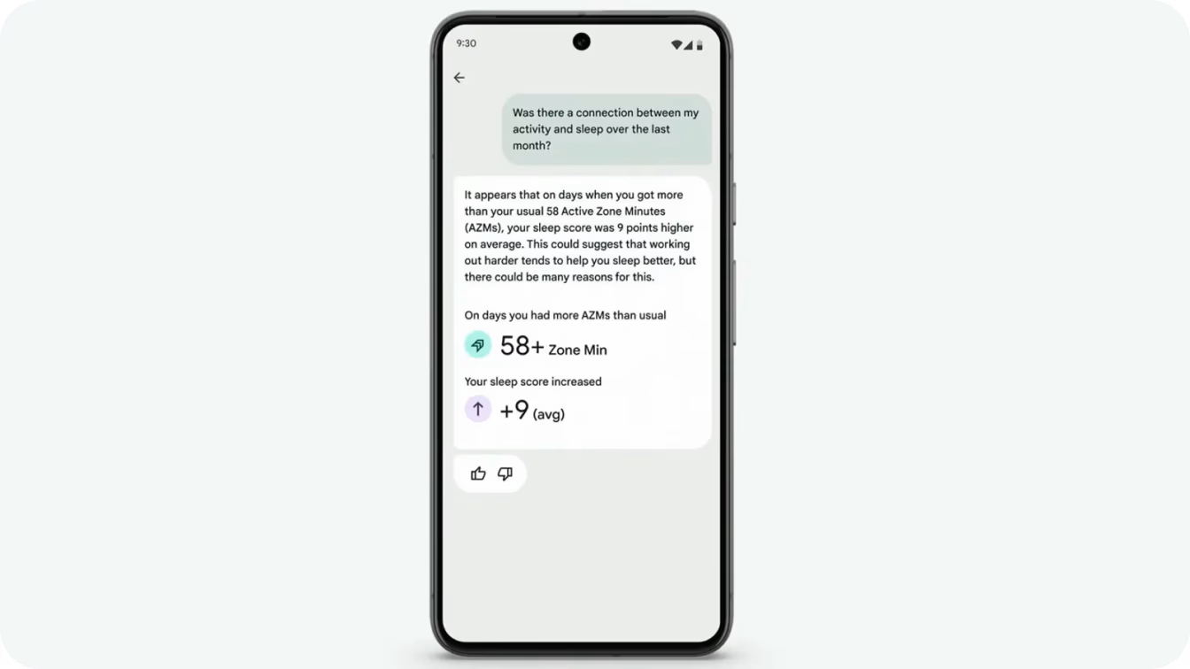 Kişiselleştirilmiş sağlık öngörüleri sağlayan Google'ın Fitbit yapay zekası