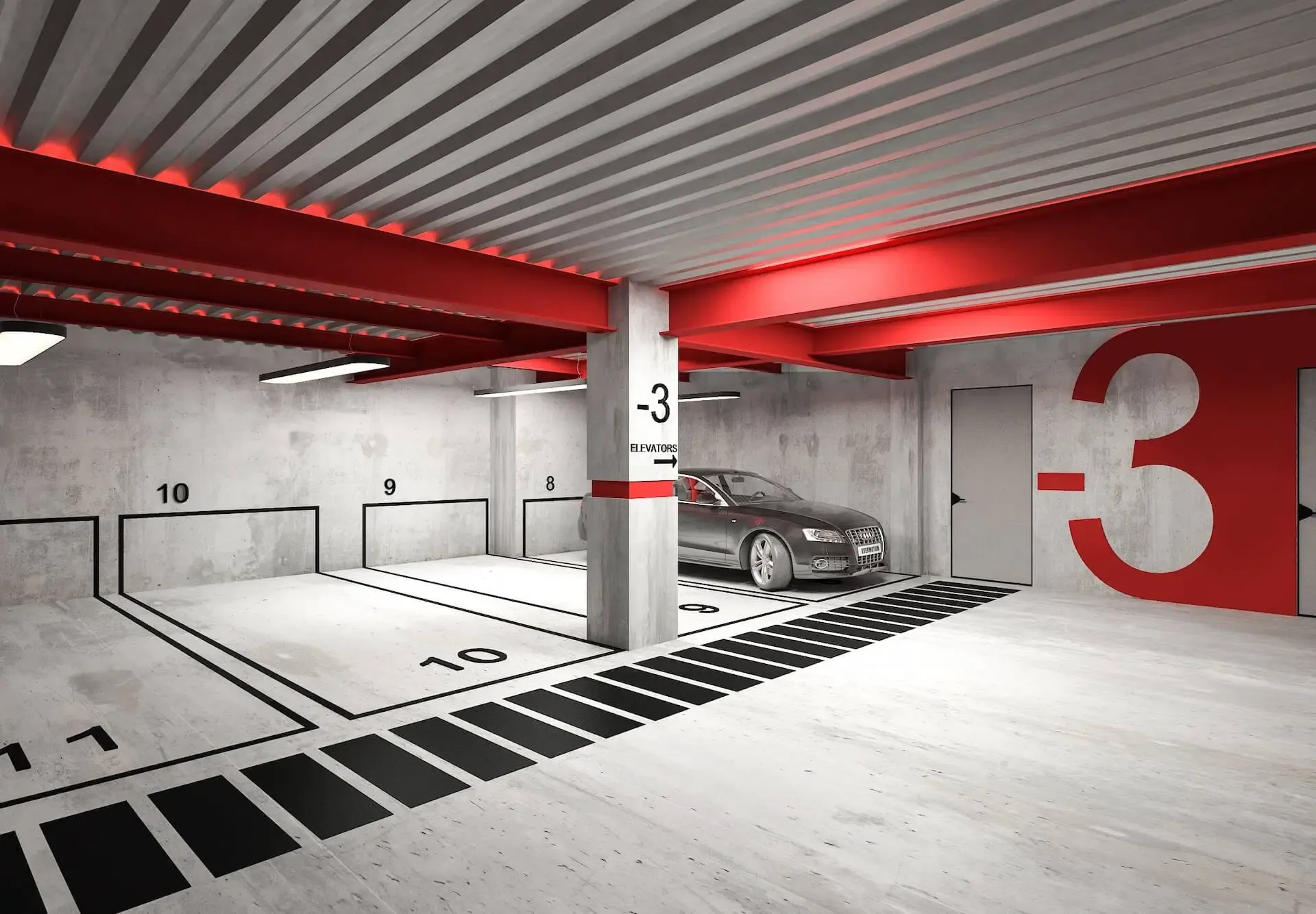 YOLOv5 detecting free parking spots