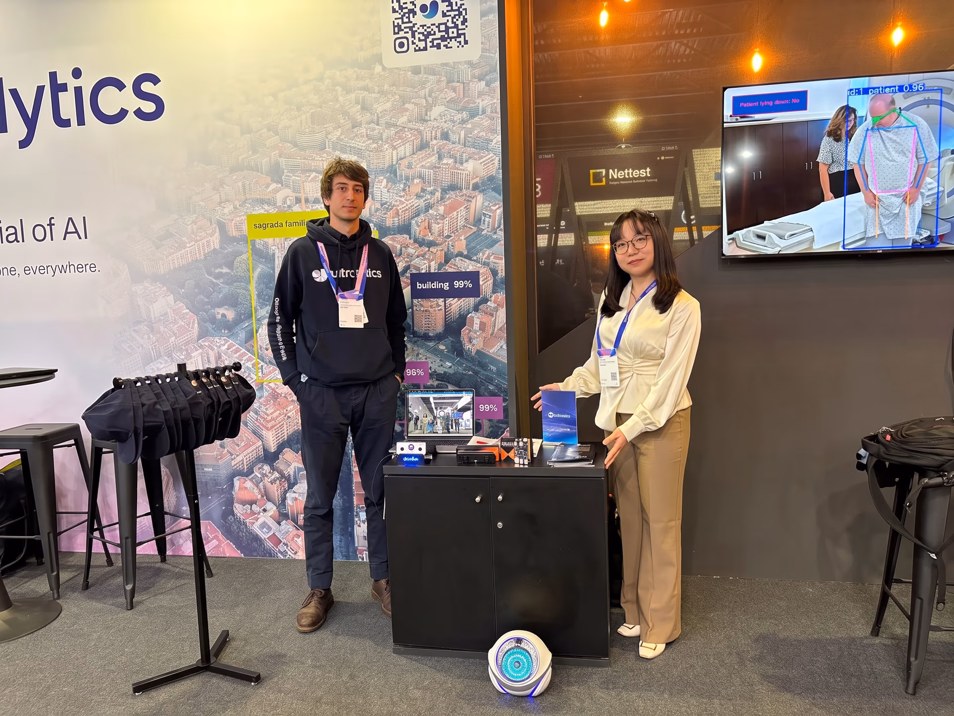 D-Robotics at the Ultralytics booth at MWC and 4YFN 2026