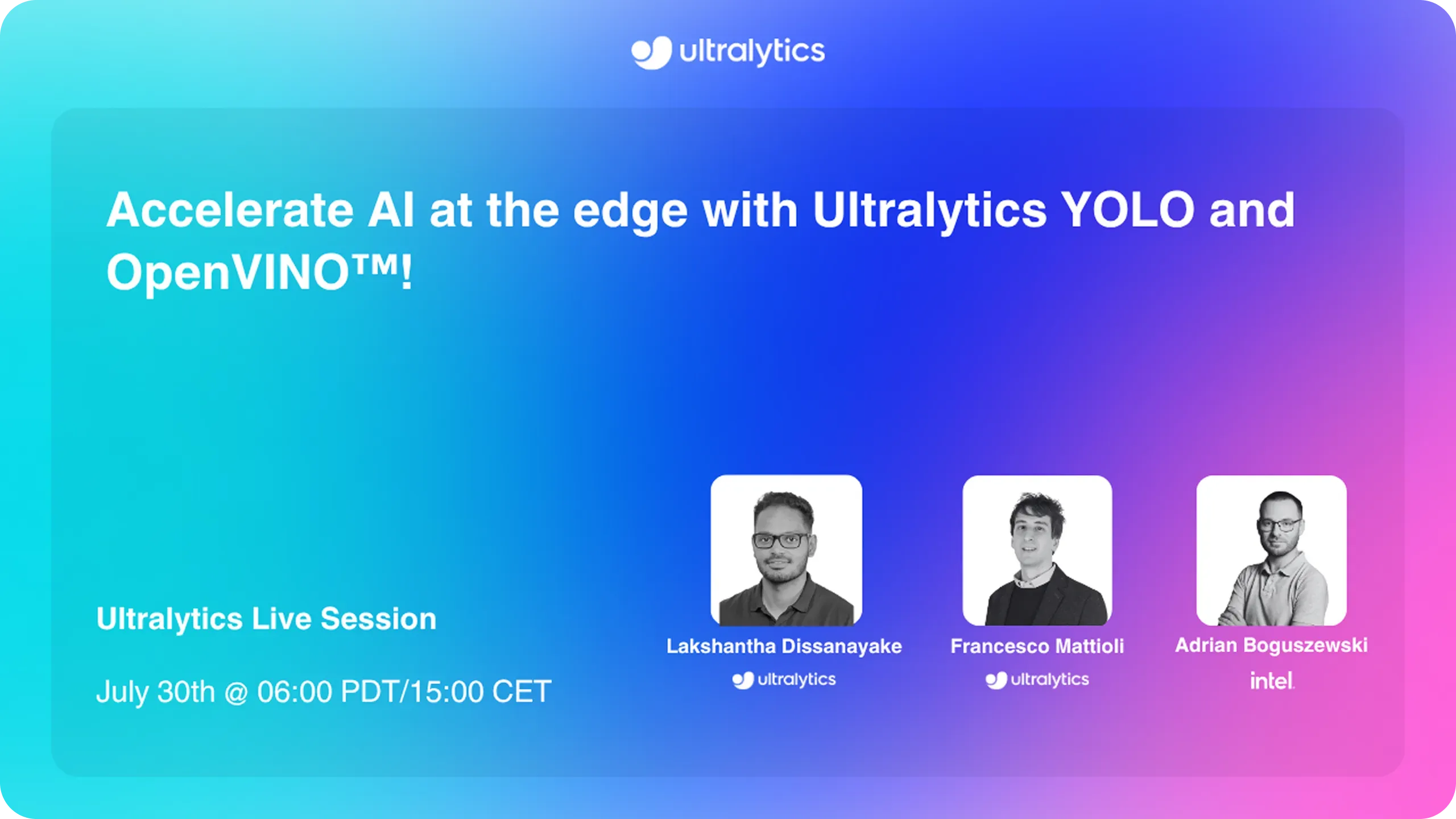 How to Accelerate Edge AI with YOLO26 and OpenVINO | Ultralytics