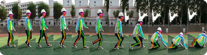Rilevamento delle cadute abilitato da OpenPose