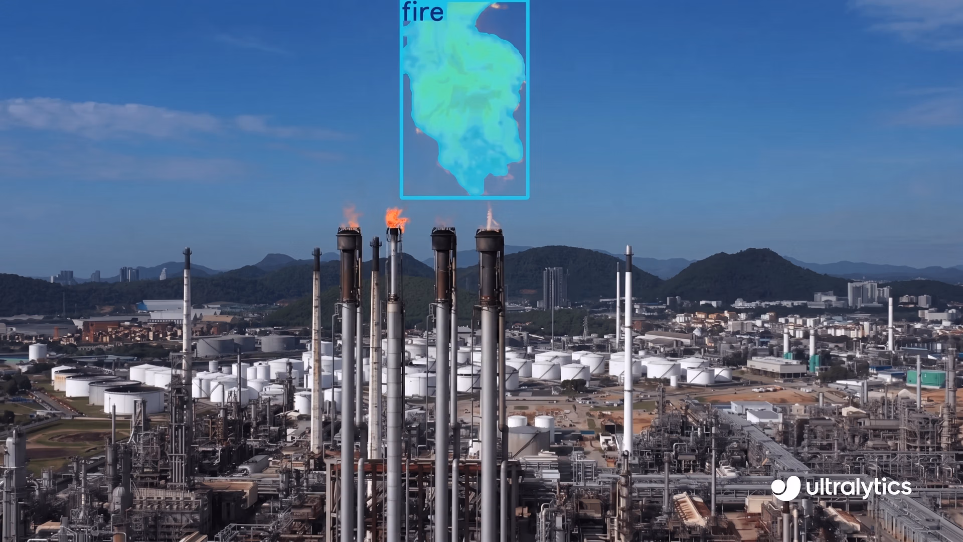 Computer vision being used to detect fire and smoke