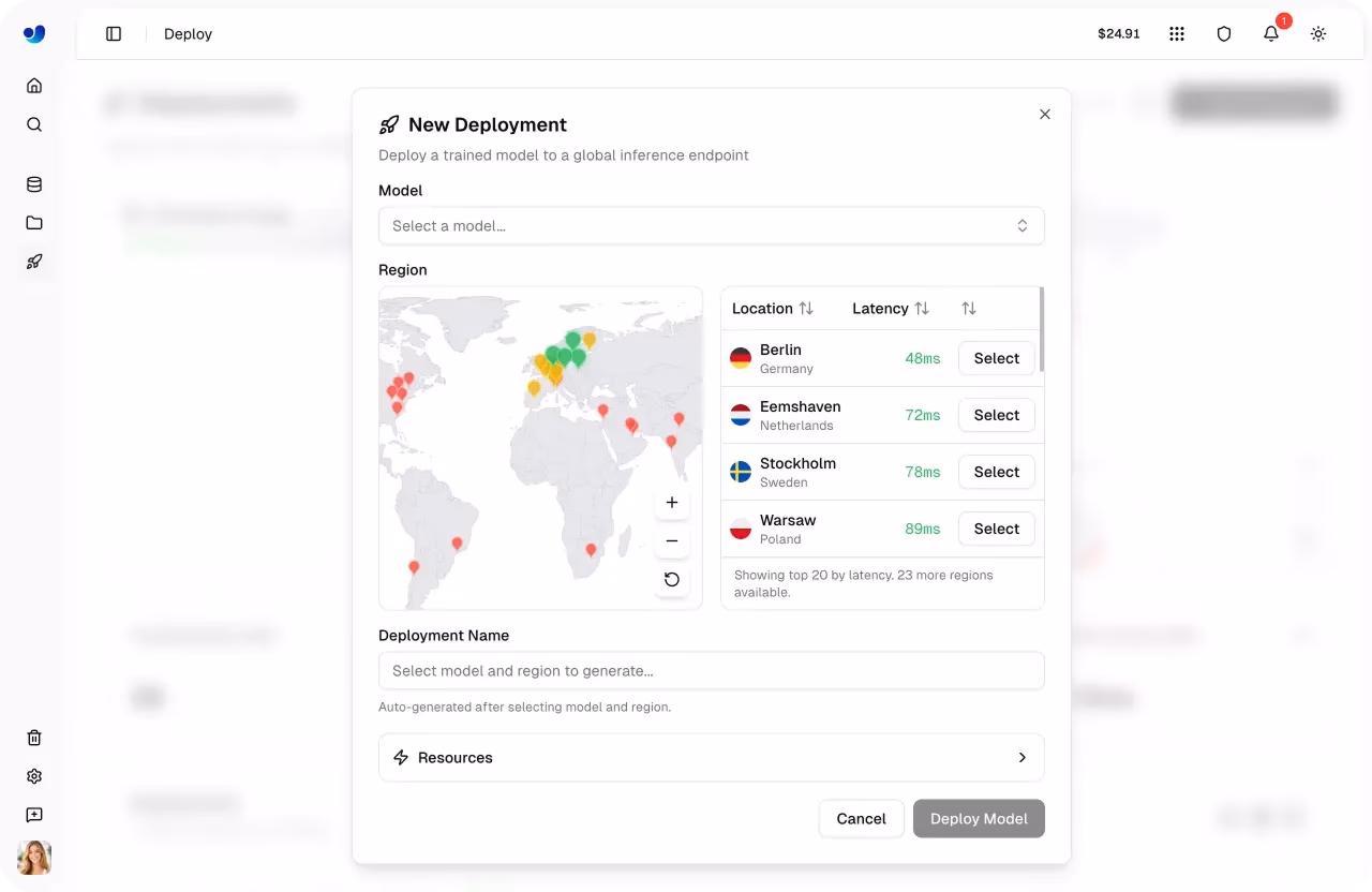 A look at deploying using a dedicated inference endpoint