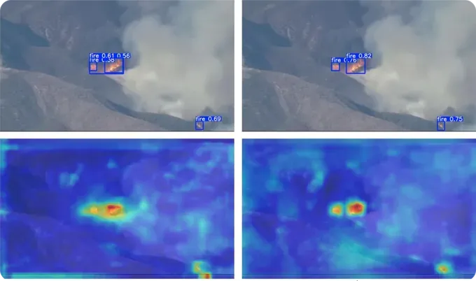Détection d'incendies de forêt à partir d'images aériennes utilisant la vision par ordinateur