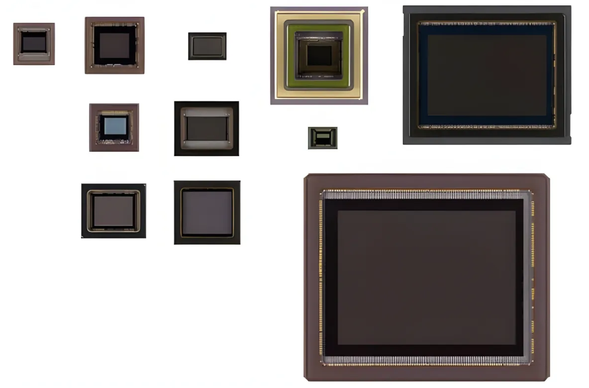 Exemples de capteurs d'image Sony