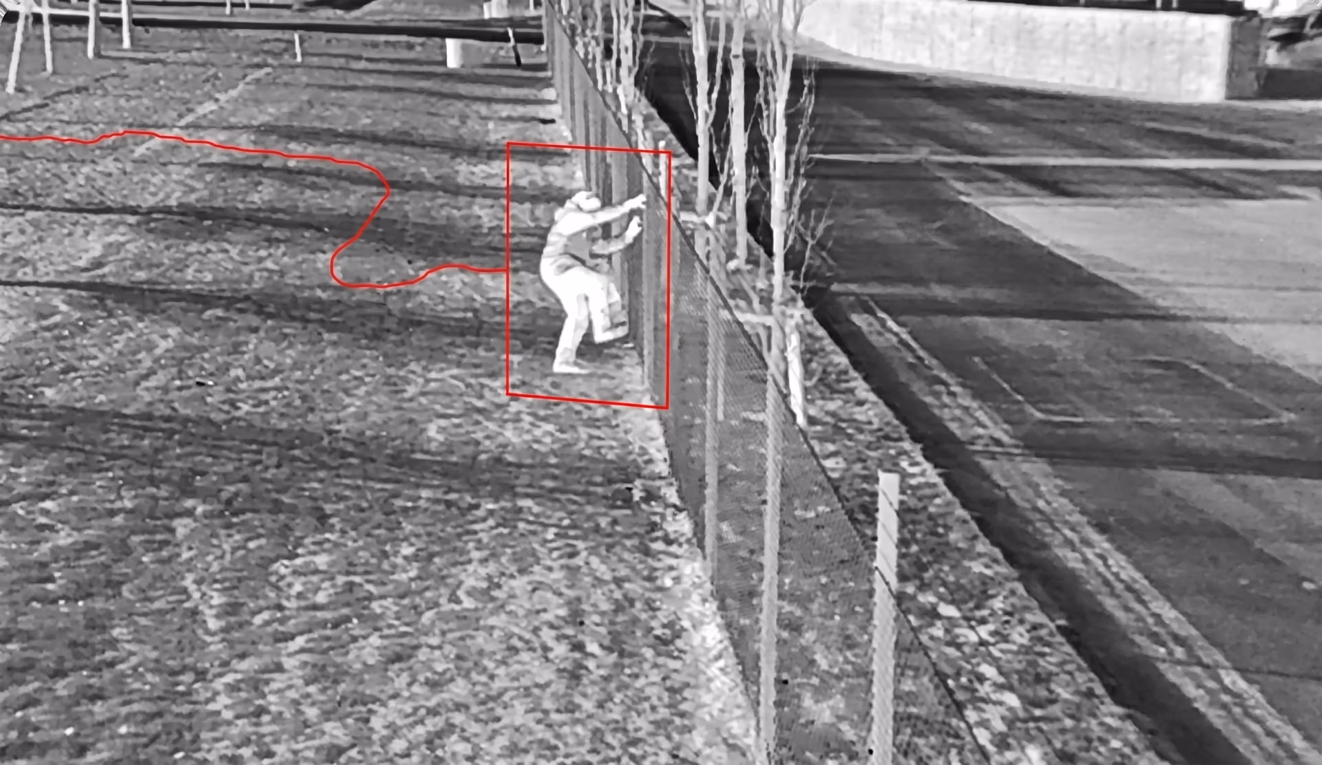 Detecting and tracking an intruder using Vision AI