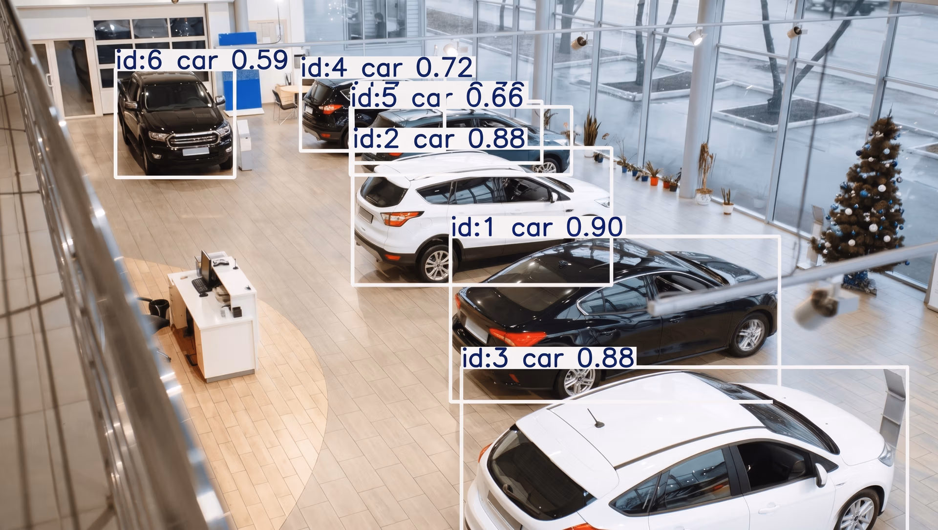 Detecting and tracking vehicles on a road using YOLO