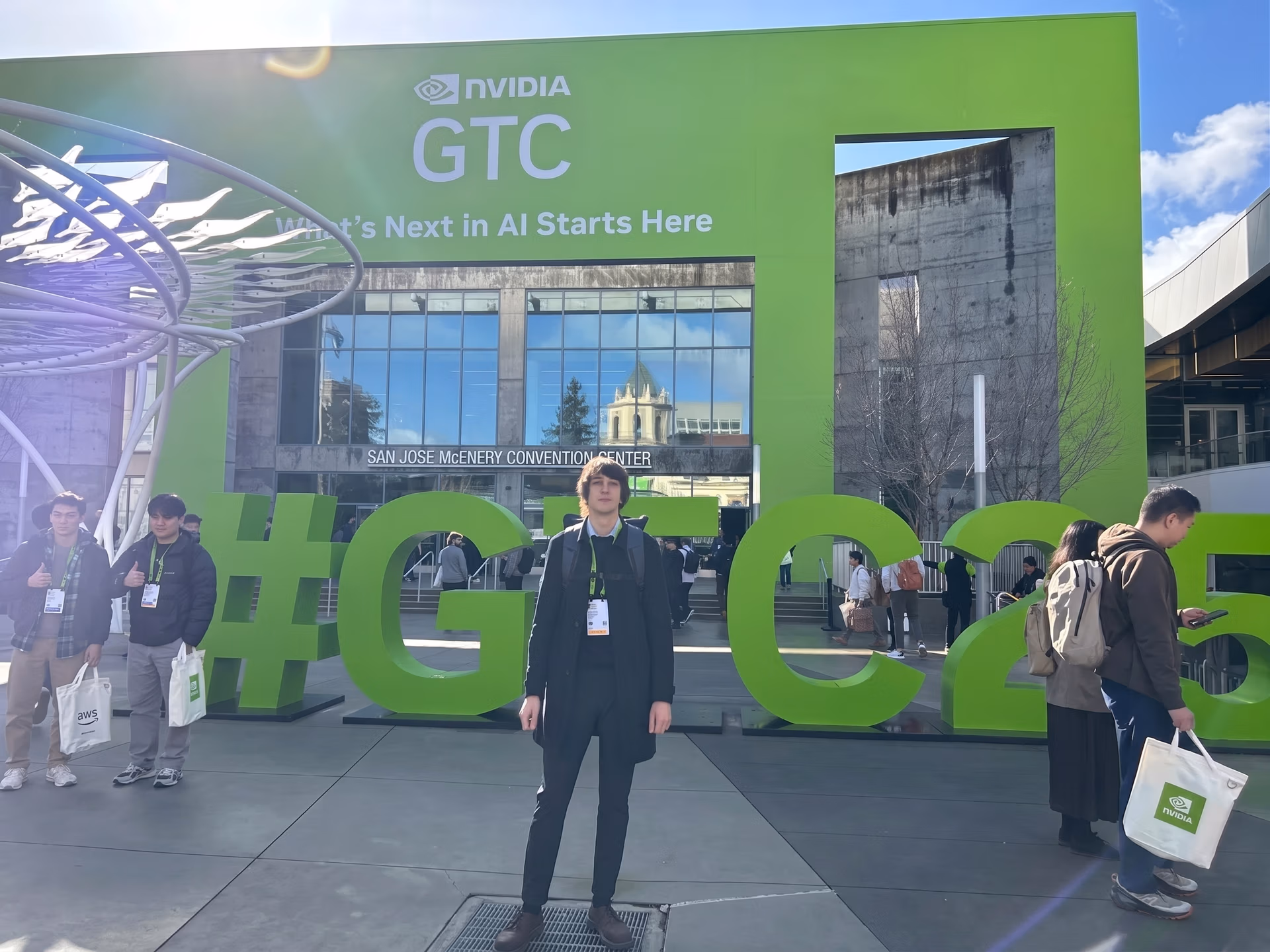 NVIDIA GTC 2025でのUltralytics MLエンジニア、フランチェスコ・マッティオリ